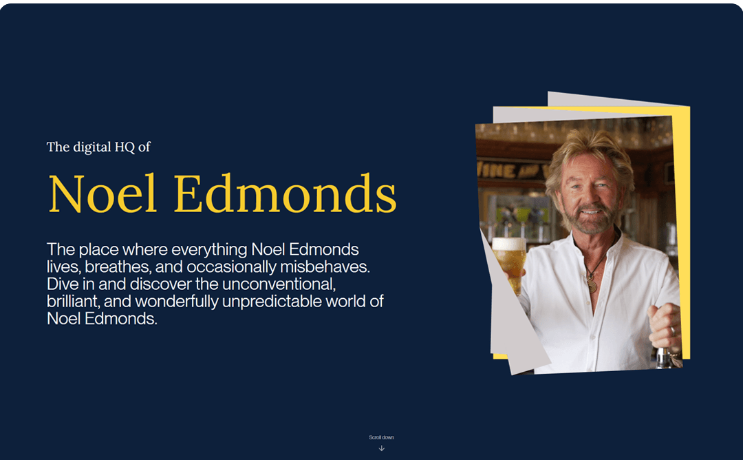 Noel Edmonds personal website.