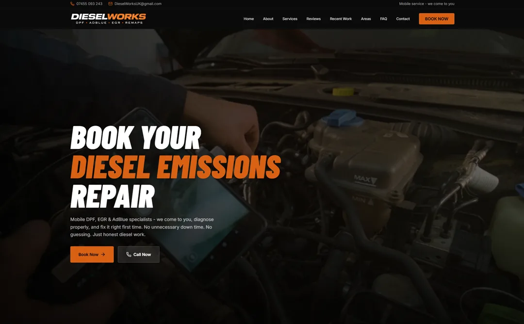 DieselWorks website